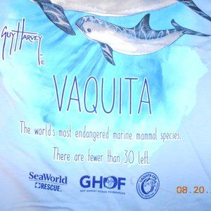 new Saving Vaquita T-shirts Seaworld Guy Harvey